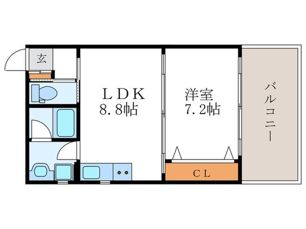 グレースろうじの物件間取画像